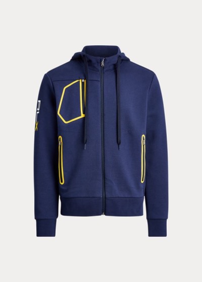 Sudaderas Con Capucha Ralph Lauren Hombre Azul Marino - Performance Full-Zip - DKYHN1623